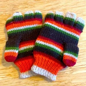 Wool Fingerless Gloves